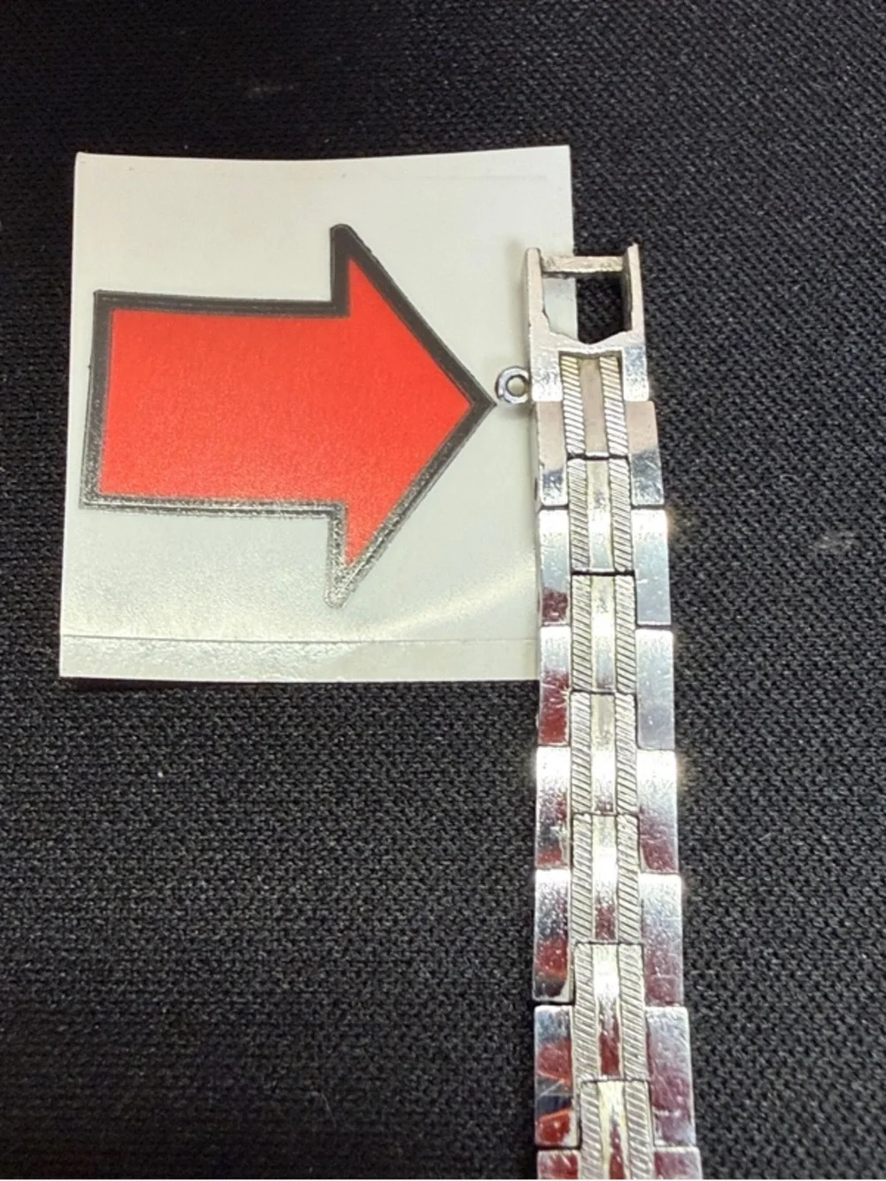 VINTAGE WALTHAM WOMENS Watch Silver Tone 17 Jewels Original Brick Bracelet Bands